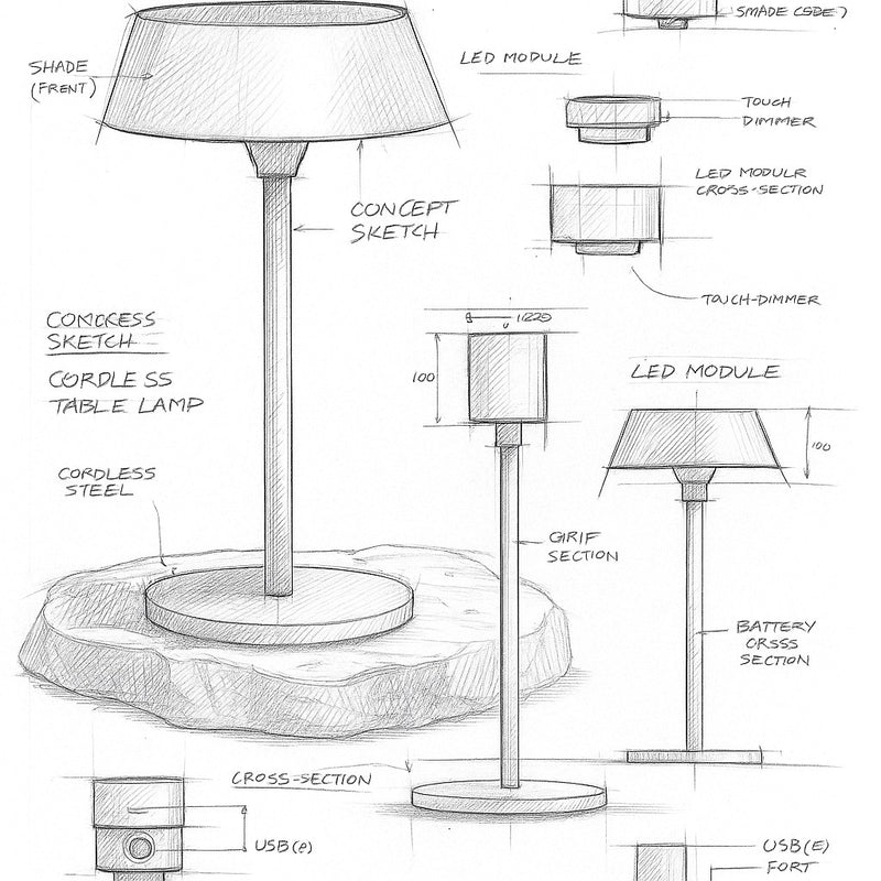 Stromsparender LED-Chip, verwendet in Tavellio-Lampen
