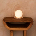 Skye Light Brown Wooden Cordless Lamp | Rechargeable & Dimmable Design Tavellio