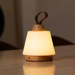 Liv Light Brown Rechargeable Lamp – Leather Strap, Dimmable, Cordless Tavellio