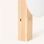 Matthew light brown - Stylish wooden cordless wall lamp Tavellio