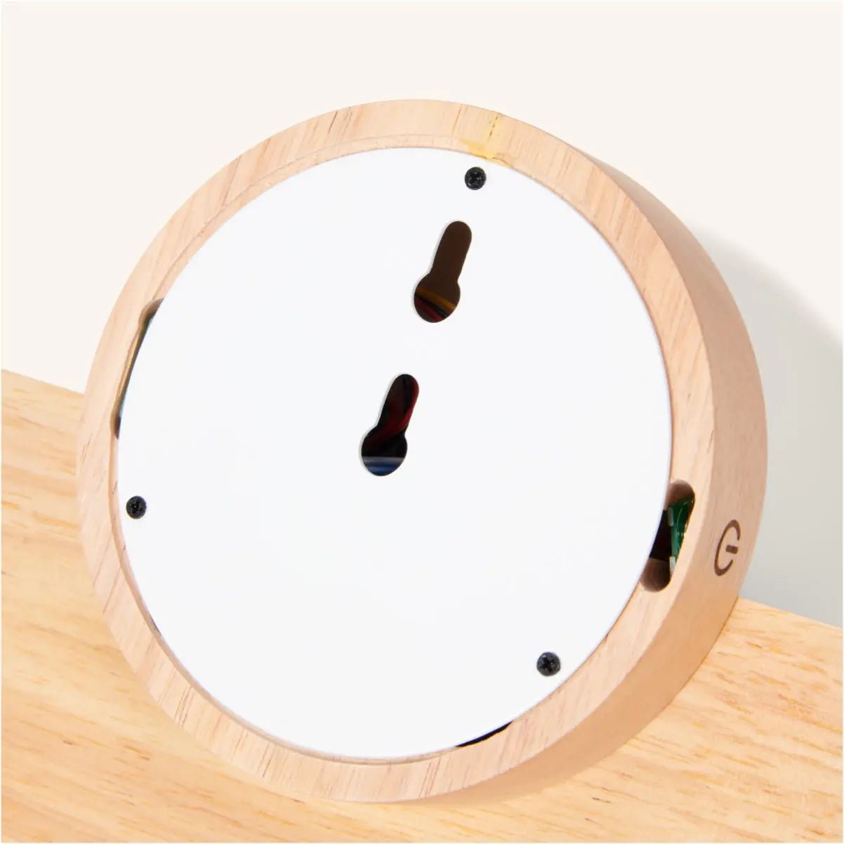 Kane Light Brown Cordless Wall Light – Rechargeable Wood & Glass Lamp Tavellio