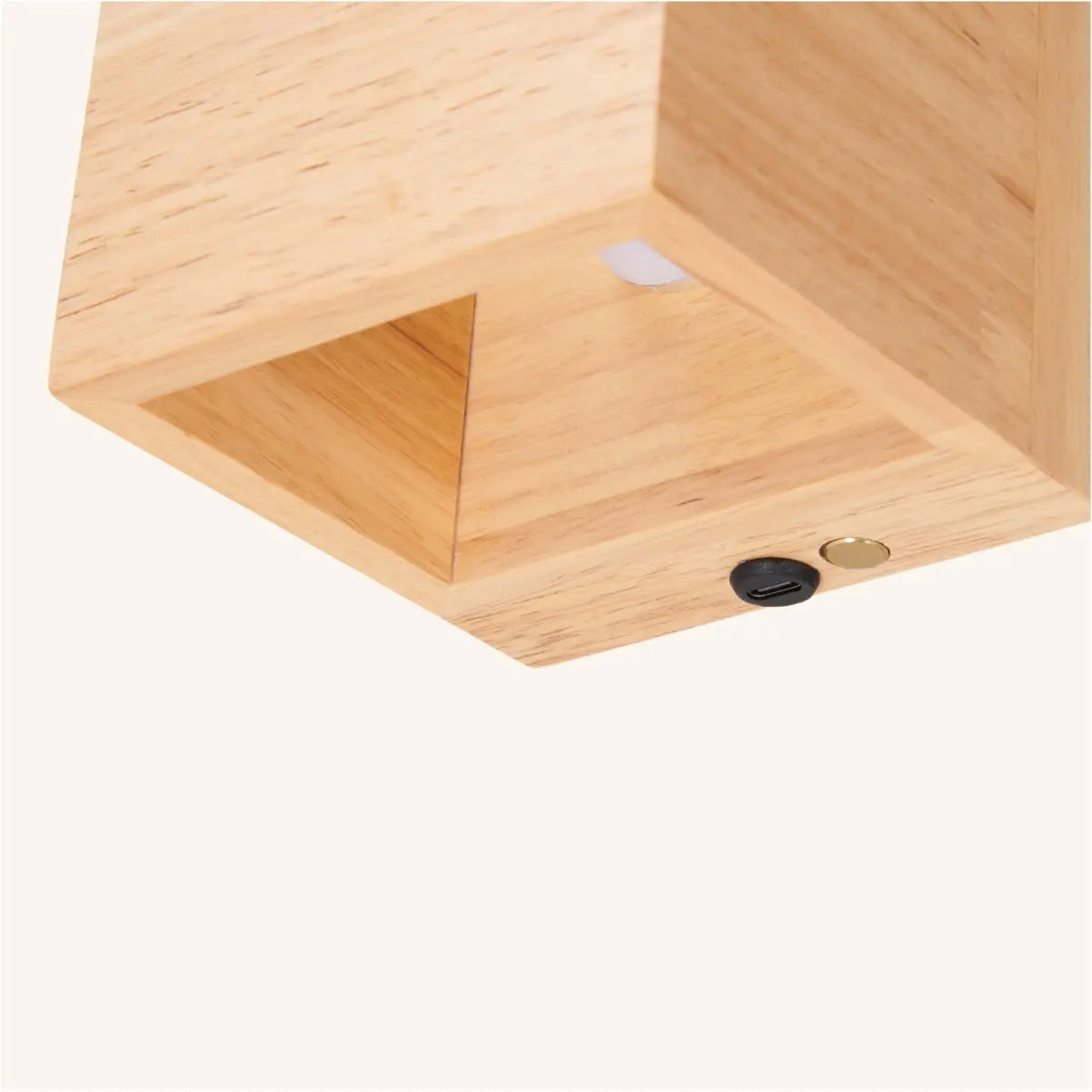 Sand Light Brown Square Wall Lamp | Rechargeable, Dimmable & Cordless Tavellio