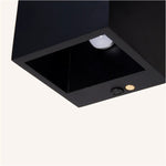 Sand Black Square Wall Lamp | Rechargeable, Dimmable & Cordless Lighting Tavellio