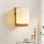 Bowie Rechargeable Wooden Wall Lamp – Cordless, Dimmable, and Stylish Lighting Tavellio