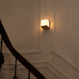 Lizzy Cordless Wooden Wall Lamp – Rechargeable, Dimmable with Frosted Glass Tavellio