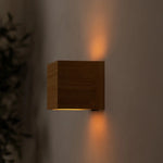 Sand Light Brown Square Wall Lamp | Rechargeable, Dimmable & Cordless Tavellio