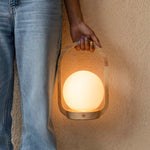 Skye Light Brown Wooden Cordless Lamp | Rechargeable & Dimmable Design Tavellio