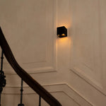 Sand Black Square Wall Lamp | Rechargeable, Dimmable & Cordless Lighting Tavellio