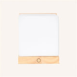 Lizzy Cordless Wooden Wall Lamp – Rechargeable, Dimmable with Frosted Glass Tavellio