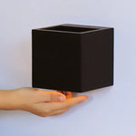 Sand Black Square Wall Lamp | Rechargeable, Dimmable & Cordless Lighting Tavellio