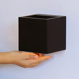 Sand Black Square Wall Lamp | Rechargeable, Dimmable & Cordless Lighting Tavellio
