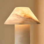 Eleonora Stylish Alabaster Lamp – Handcrafted, Unique Design with Soft Glow Tavellio
