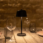 Anton Black Rechargeable Table Lamp | Stylish & Cordless Lighting Tavellio