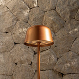 Anton Copper Rechargeable Table Lamp | Stylish & Cordless Lighting Tavellio