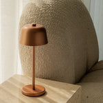Anton Copper Rechargeable Table Lamp | Stylish & Cordless Lighting Tavellio