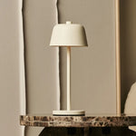Anton Vanilla Rechargeable Table Lamp | Stylish & Cordless Lighting Tavellio