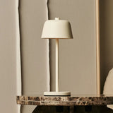 Anton Vanilla Rechargeable Table Lamp | Stylish & Cordless Lighting Tavellio