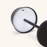 Anton black - Rechargeable iron table lamp Tavellio