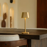 Ava Gold Rechargeable Table Lamp | Cordless, Dimmable & Stylish - Tavellio