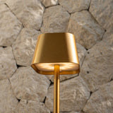 Ava Gold Rechargeable Table Lamp | Cordless, Dimmable & Stylish - Tavellio