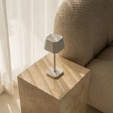 Ava White Rechargeable Table Lamp – Stylish, Cordless & Dimmable Lighting - Tavellio