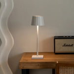 William White Rechargeable Table Lamp – Cordless, Dimmable, 120-Hour Battery Life Tavellio