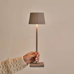 William Koala Brown Rechargeable Iron Table Lamp – Dimmable, USB-C Charging, 120-Hour Battery Life Tavellio
