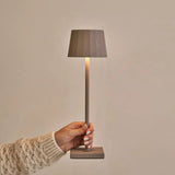 William Koala Brown Rechargeable Iron Table Lamp – Dimmable, USB-C Charging, 120-Hour Battery Life Tavellio