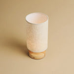 Ben Light Brown Wooden Dark Brown Table Lamp – Rechargeable, Dimmable, USB-C Powered Tavellio