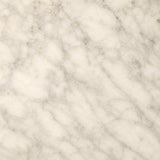 Bianco Statuarietto marble texture close-up, the natural stone used for the Dou Small table lamp base