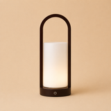 Evie Dunkelbraun Wiederaufladbare Holz-Tischlampe 