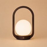 Skye Dunkelbraun Kabellose Holzlampe 