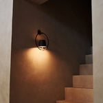Cielo Dark Brown Rechargeable Metal Wall Lamp – Cordless, Dimmable, and Stylish - Tavellio