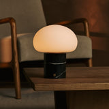 Coddé Schwarz – Nero Marquina Marmor Wiederaufladbare Tischlampe