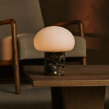 Coddé Marron – Emperador Dark Marbre Lampe de Table Rechargeable | Abat-jour Modulaire, Polyvalente & Dimmable
