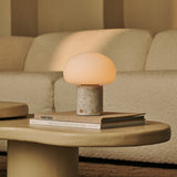 Coddé Weiß – Bianco Statuarietto Marmor Wiederaufladbare Tischlampe