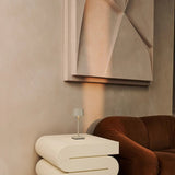 Sarphati Mini Shadow Grey Cordless Table Lamp Perfect for Hospitality Industry – Wireless Rechargeable via Charging Station, Dimmable Lamp & 3 Light Modes Tavellio