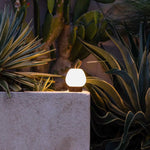 Cooper Dark Brown Wooden Rechargeable Table Lamp – Cordless, Dimmable & Stylish Tavellio