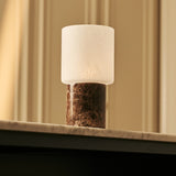 Cuyp Braun – Emperador Dark Marmor Wiederaufladbare Tischlampe 