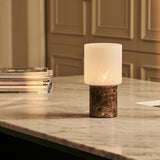Cuyp Braun – Emperador Dark Marmor Wiederaufladbare Tischlampe 