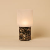 Cuyp Braun – Emperador Dark Marmor Wiederaufladbare Tischlampe 