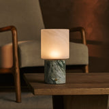 Cuyp Grün – Ice Green Wiederaufladbare Marmor-Tischlampe