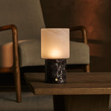 Cuyp Rot – Rosso Levanto Marmor Wiederaufladbare Tischlampe 