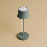 De Pijp Mini Mouse Grey Rechargeable Table Lamp – Wireless Charging, Dimmable Lamp & 3 Light Colors Tavellio