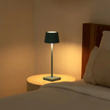 William Amsterdams Blue Rechargeable Iron Table Lamp – Dimmable, 120-Hour Battery, USB-C Tavellio