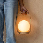 Skye Light Brown Wooden Cordless Lamp | Rechargeable & Dimmable Design Tavellio