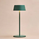 Hugo Sage Green Rechargeable Table Lamp - Stylish, Dimmable & Cordless Tavellio