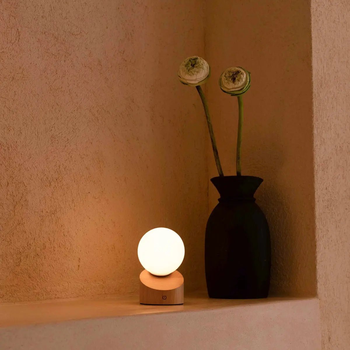 Morris Light Brown Stylish Rechargeable Lamp – Cordless, Dimmable, Eco-Friendly Design Tavellio