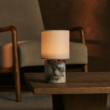 Dou Blanc – Calacatta Viola Marbre Lampe de table rechargeable
