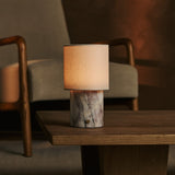 Dou Weiß – Lilac Marmor Wiederaufladbare Tischlampe 